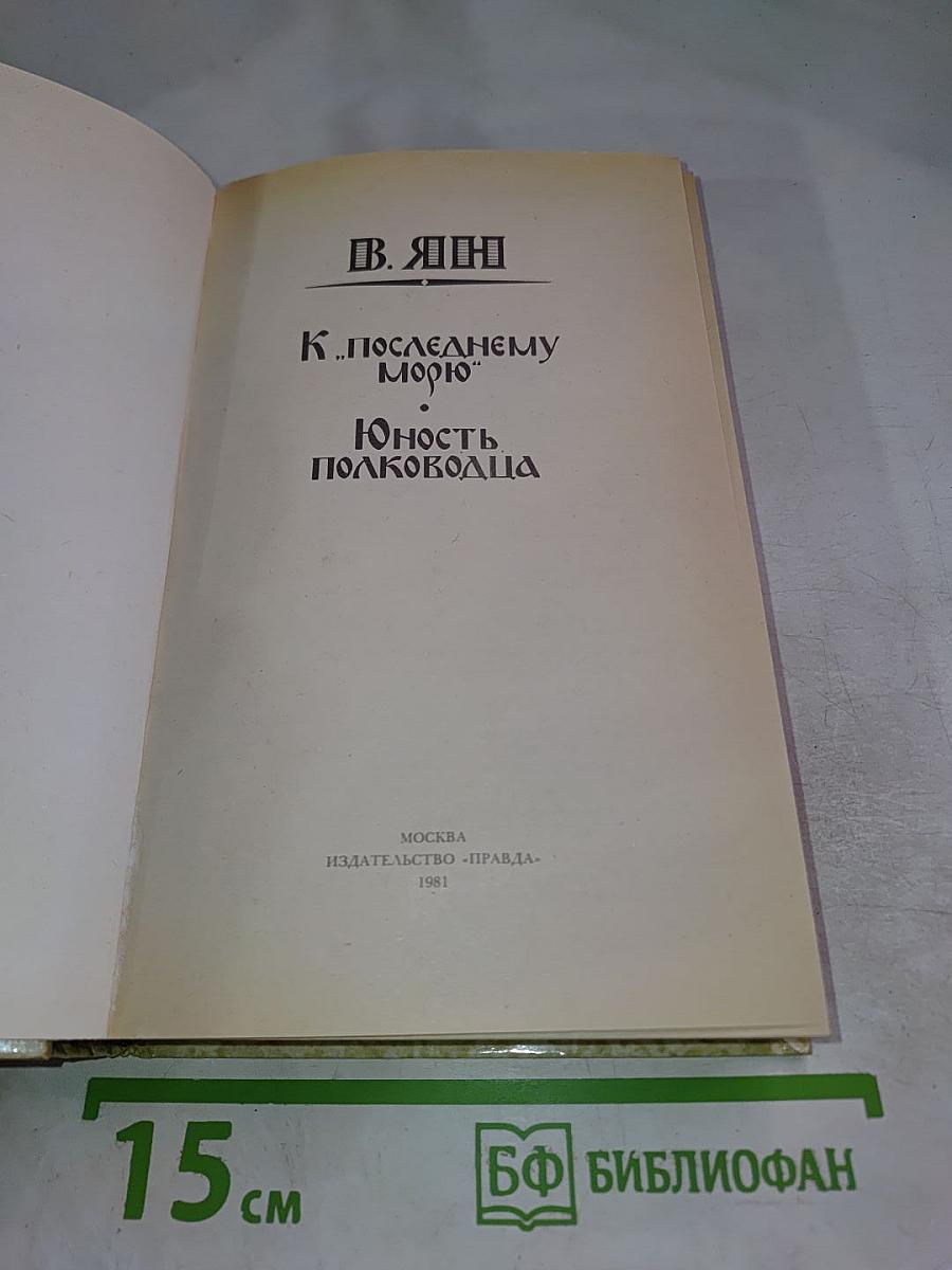 К последнему морю. Юность полководца
