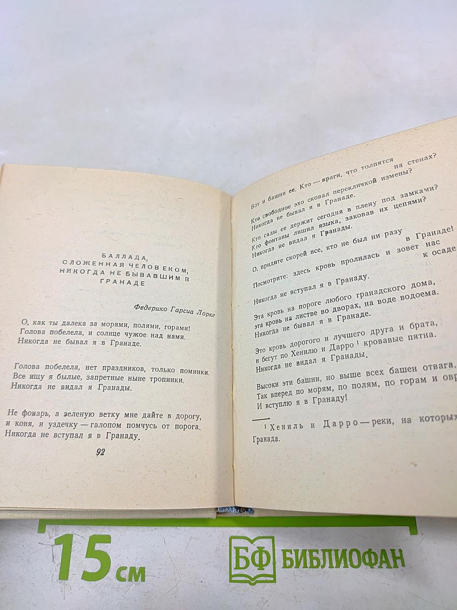 Поэты Испании и Латинской Америки. Избранные переводы