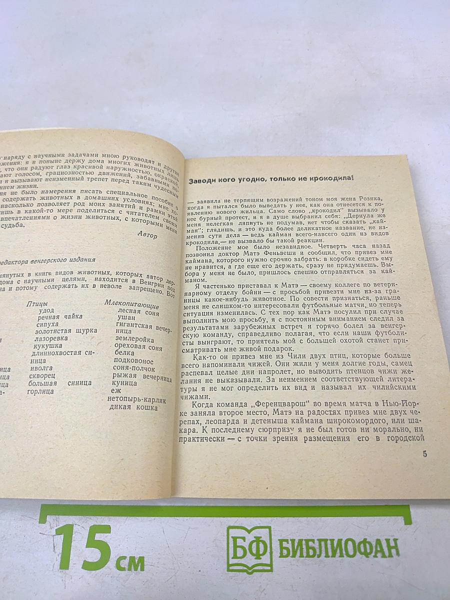 Заводи кого угодно, только НЕ КРОКОДИЛА!