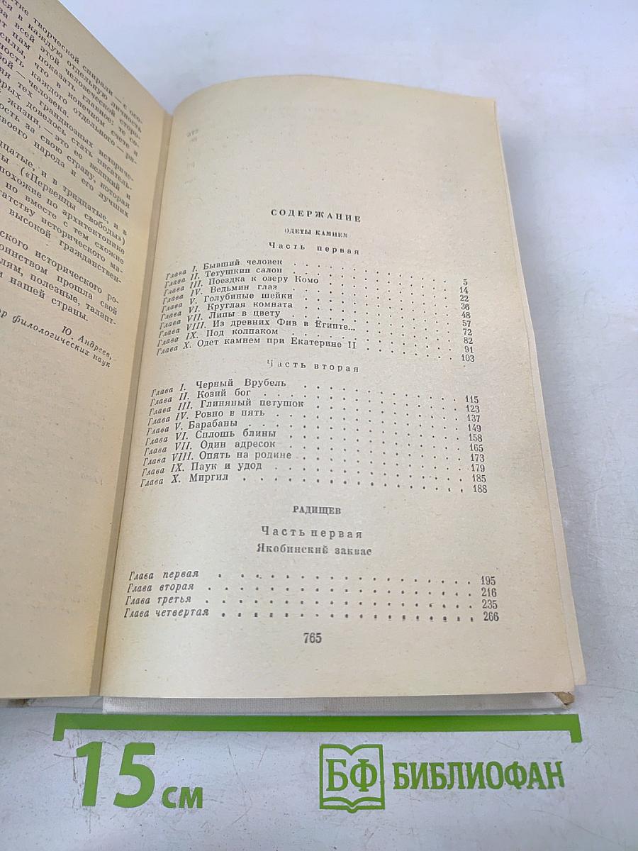 Романы. Одеты камнем, Радищев, Михайловский замок