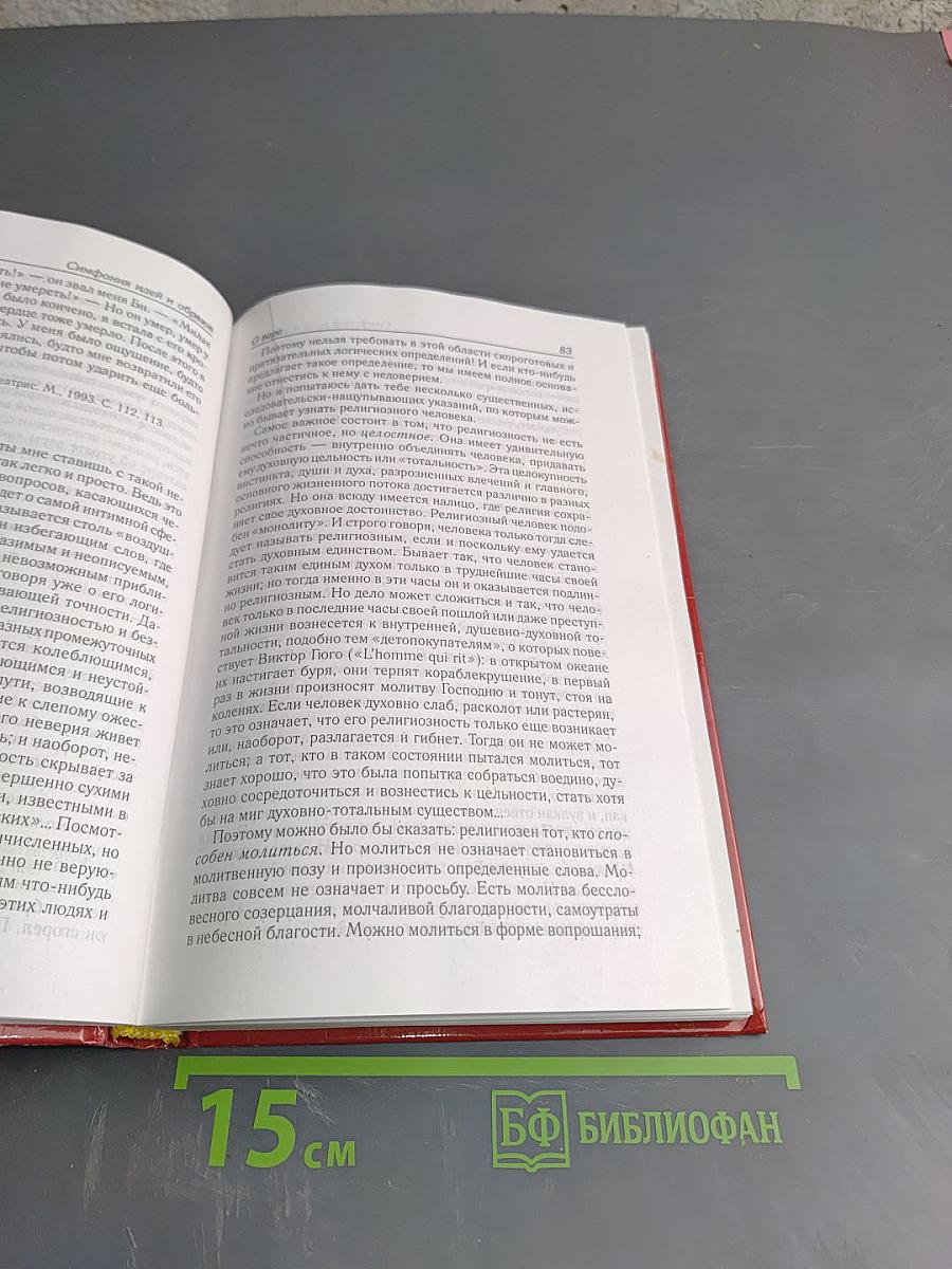 Симфония идей и образов. На материале русской и зарубежной классики и духовной литературы