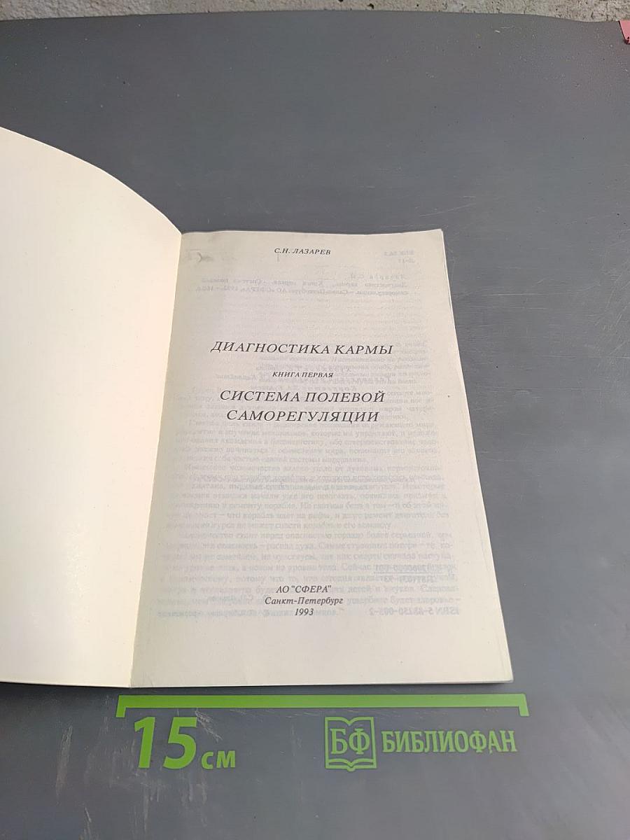 Диагностика Кармы. Книга первая. Система полевой саморегуляции