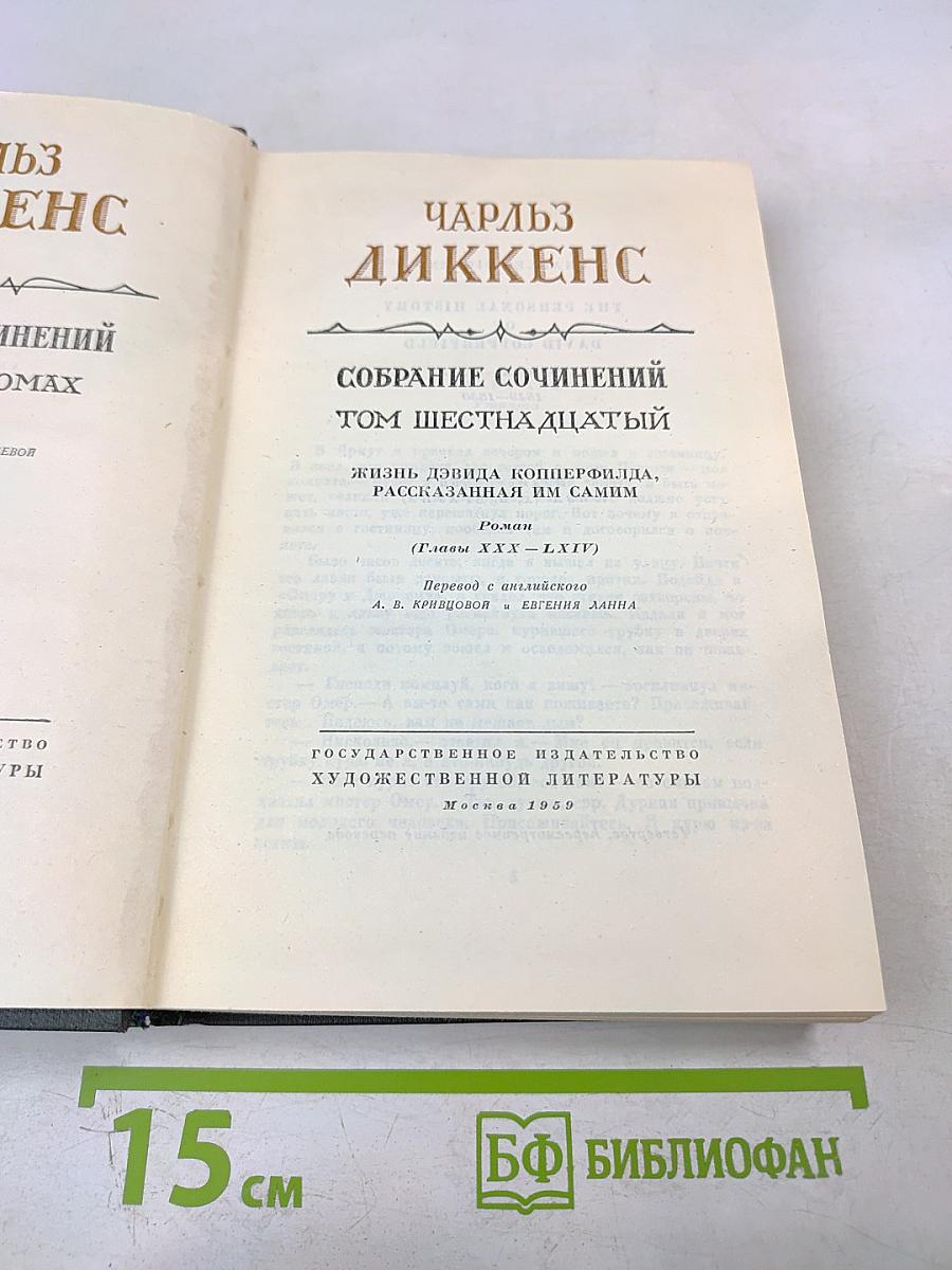 Жизнь Дэвида Копперфилда, рассказанная им самим (Том шестнадцатый)