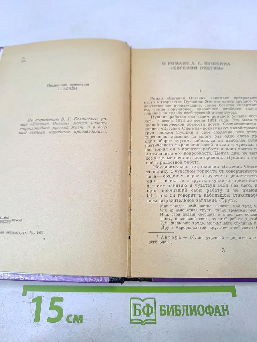 Евгений Онегин. Роман в стихах. Для средней школы