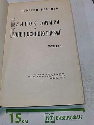 Клинок Эмира. Конец „Осиного гнезда”