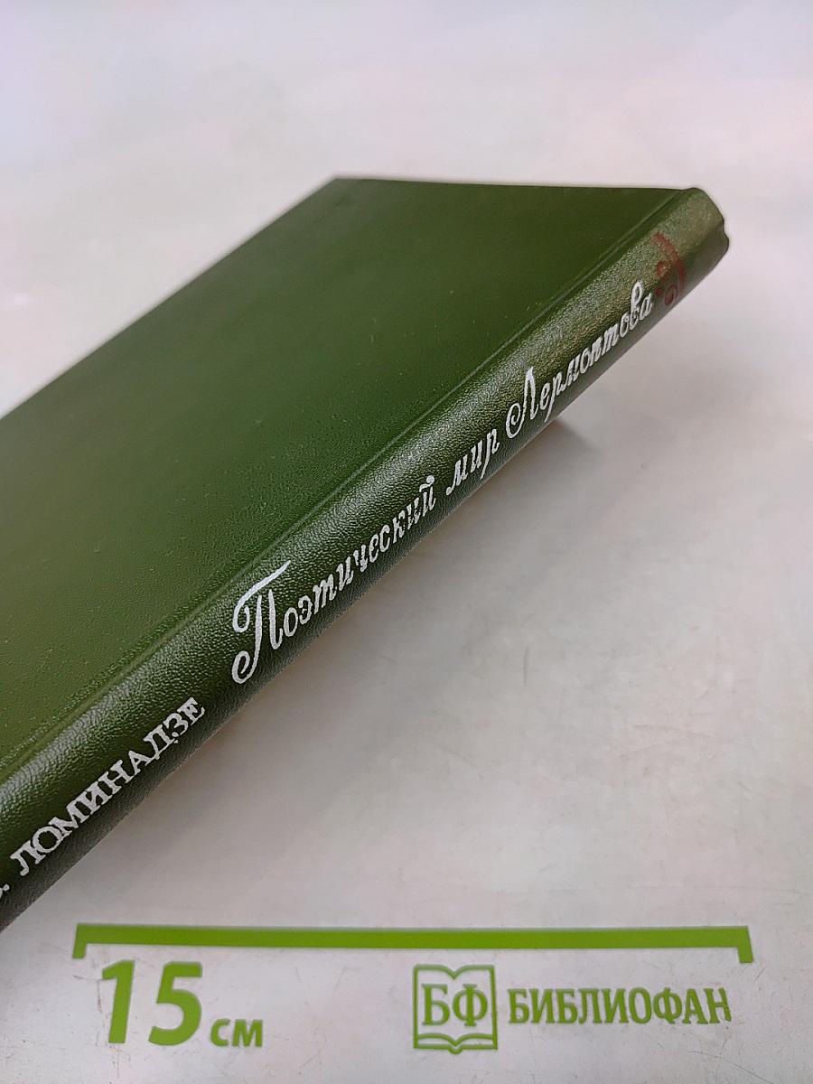 Поэтический мир Лермонтова