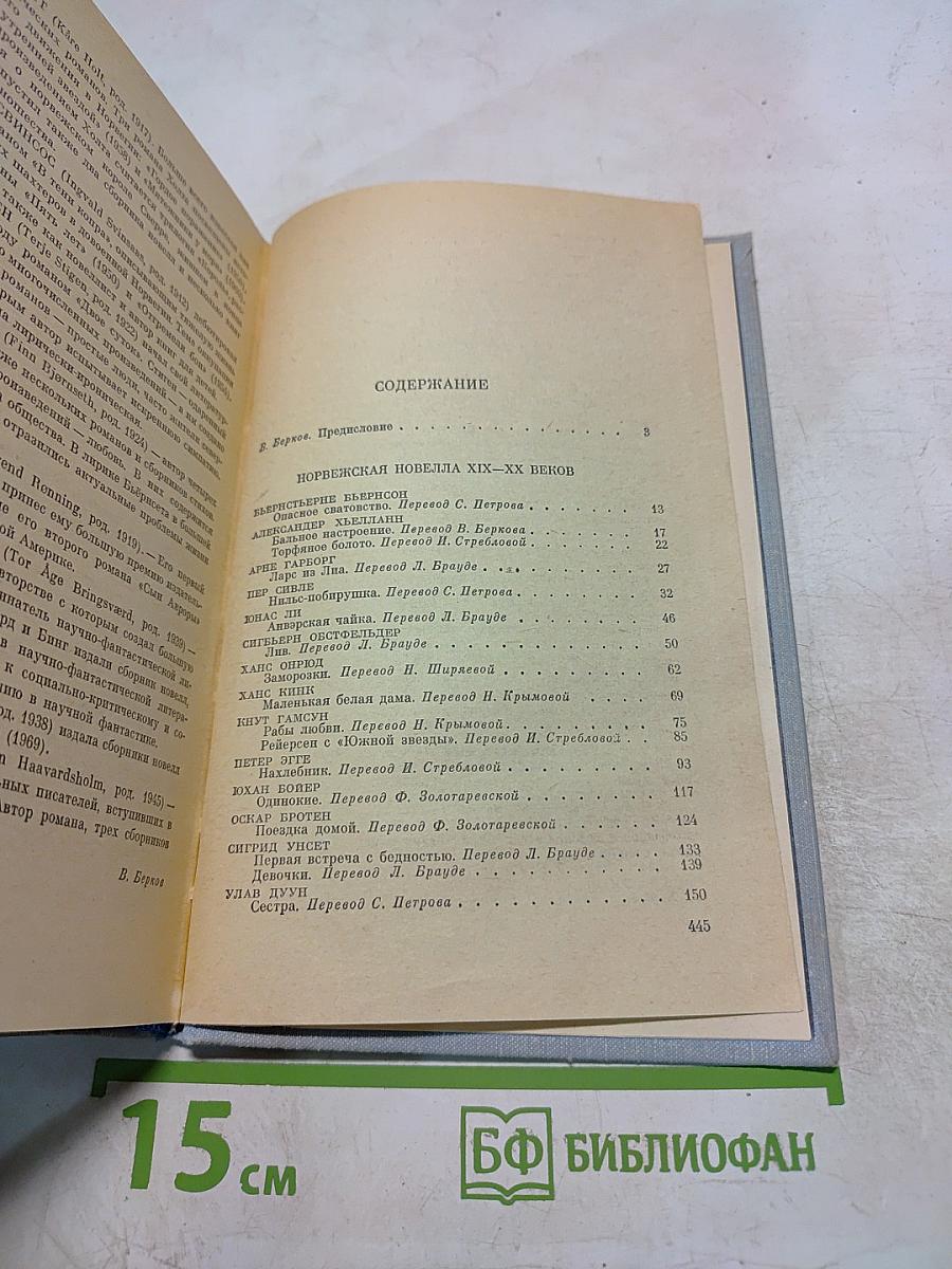 Норвежская новелла XIX-XX веков