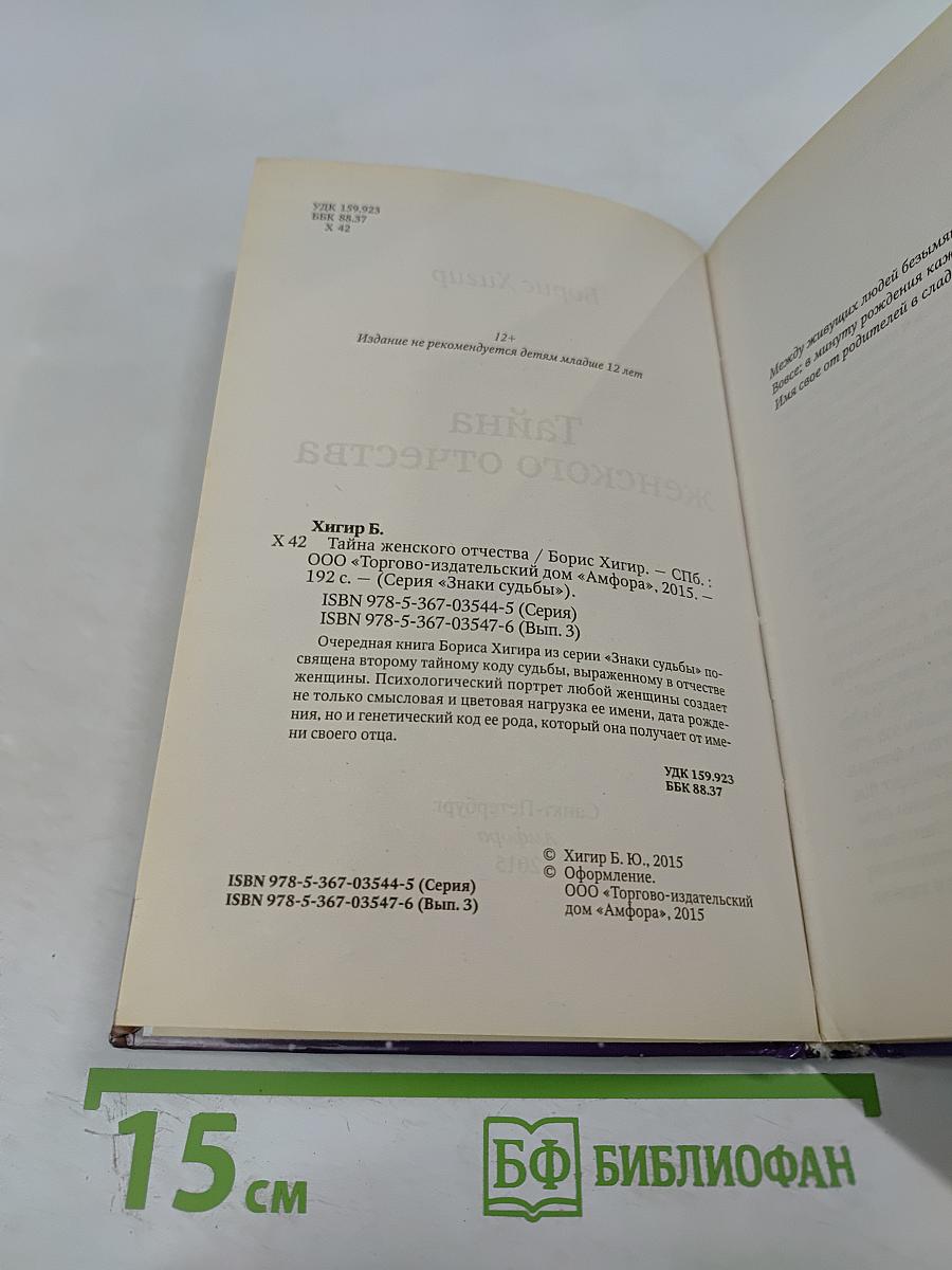 Тайна женского отчества