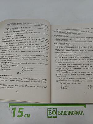 Литературное чтение. 4 класс. Активизация познавательной деятельности