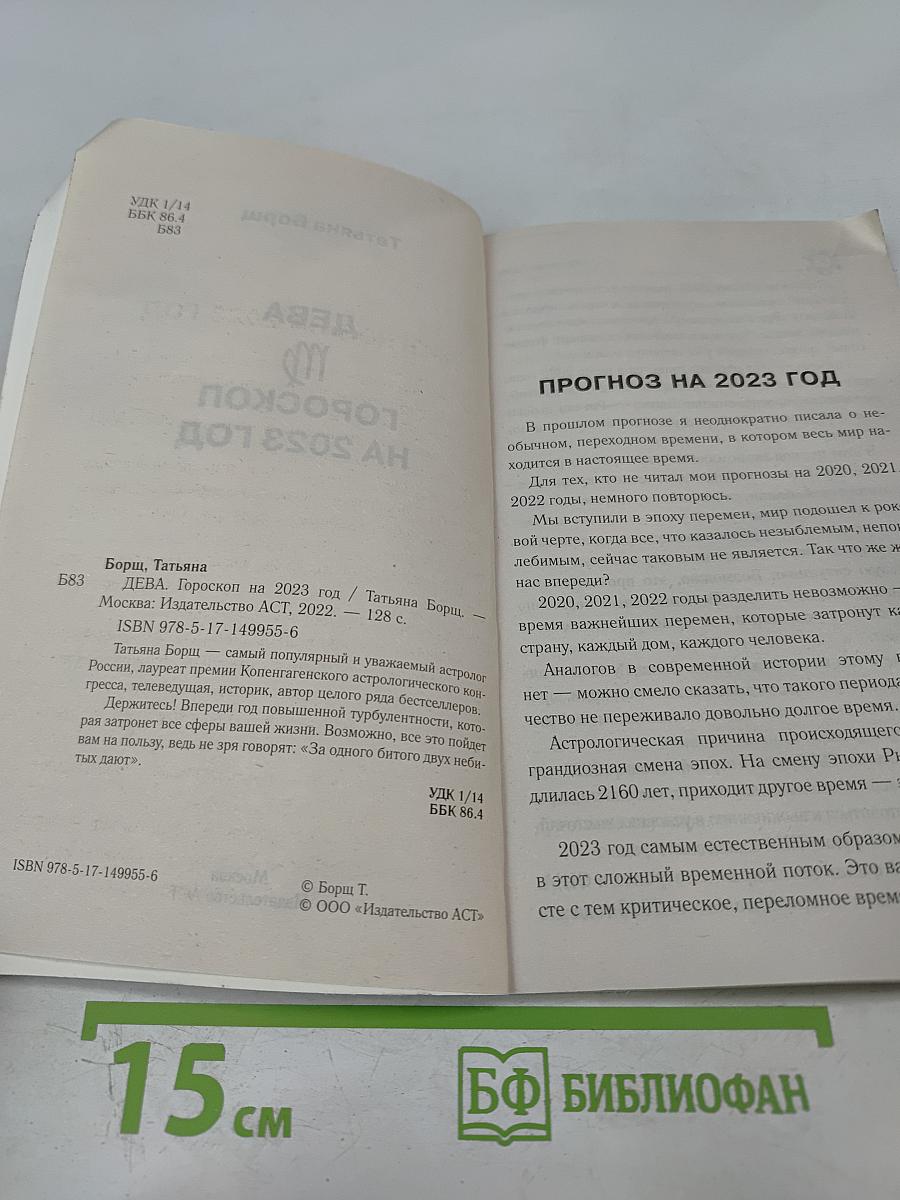 Дева. Гороскоп на 2023