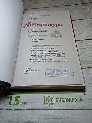 Литература, 10 класс, Часть II