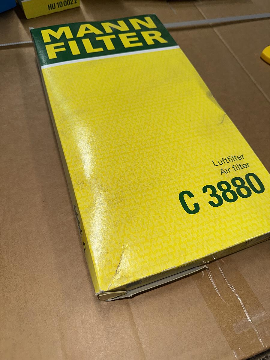 MANN-FILTER Фильтр воздушный C3880