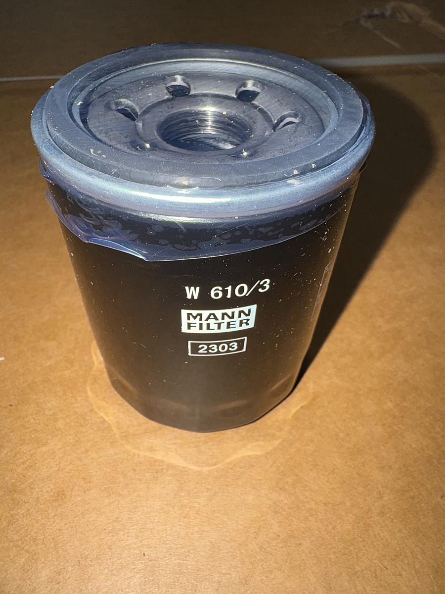 Фильтр масляный MANN-FILTER W610/3